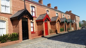 A row of workers cottages. 
